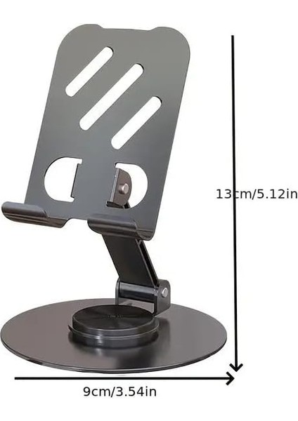 Yüksek Kaliteli Metal Stand Katlanabilir ve Ayarlanabilir 360 Derece Dönebilen Tablet Standı Telefon Tutucu Masa Üstü Gri Stant fiyatları