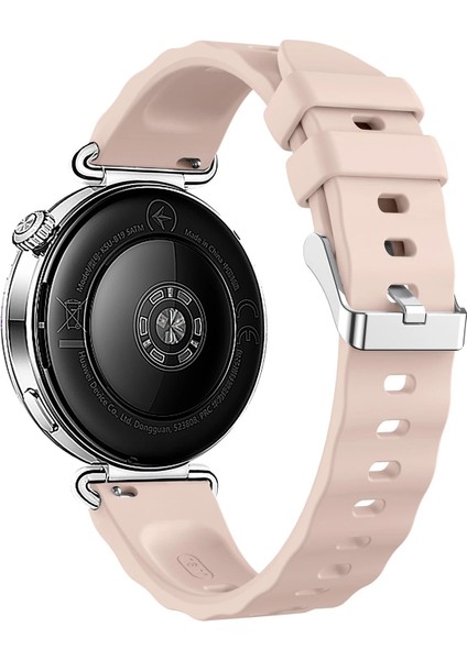 Huawei Watch GT6 41mm / Gt5 / Gt4 / 41mm Uyumlu ZigZag Tasarımlı Silikon Kordon 18MM modelleri