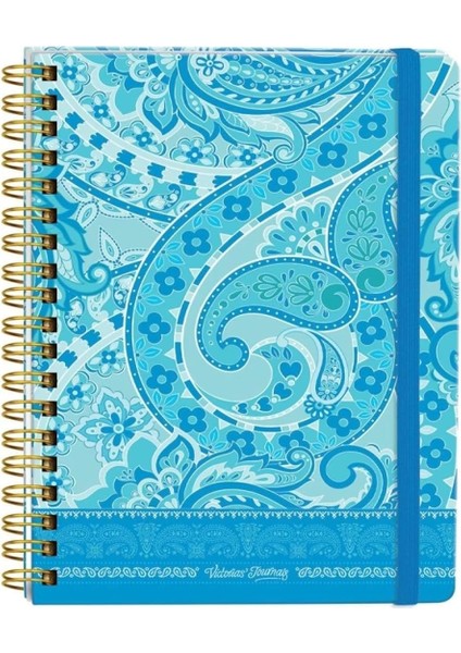 20X28CM Spiralli Sert Kapak 90GR. 96YP. Çizgili Defter