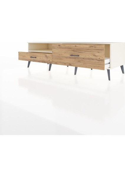 Kronos Tv Ünitesi Tek Raflı 2 Çekmeceli 176X59X51 Aytaşı-Aytaşı/çam modelleri