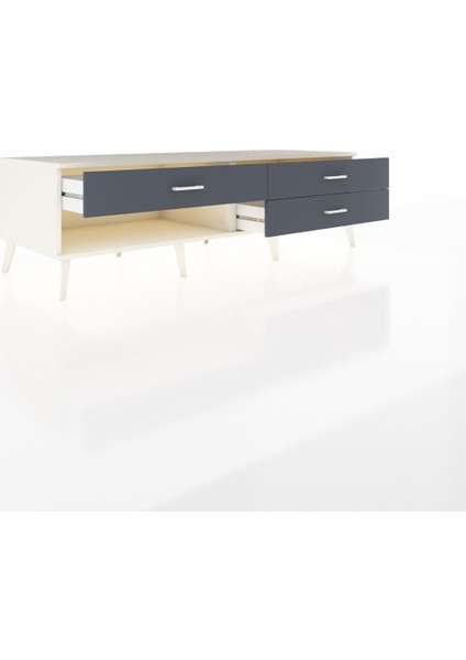 Kronos Tv Ünitesi 3 Çekmeceli 176X59X51 Aytaşı-Aytaşı/antrasit indirimleri