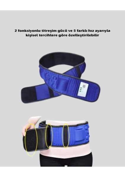 132 cm Motorlu Masaj Kemeri – 5 Kademe Hız, 2 Fonksiyon, Titreşimli Tasarım modelleri