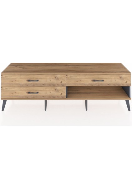 Hyperion Tv Ünitesi 3 Çekmeceli 176X44X51 Antrasit-Çam/çam