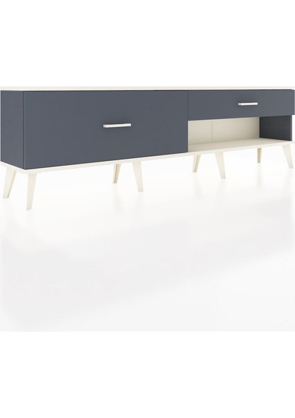 Arges Tv Ünitesi 2 Çekmeceli 176X30X51 Antrasit-Aytaşı/antrasit fiyatları