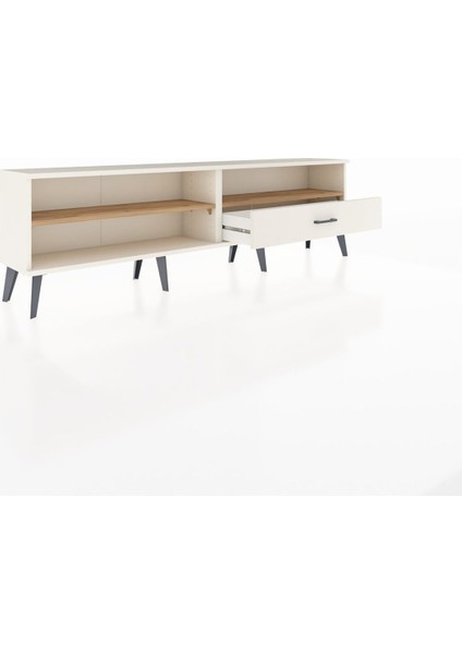 Arges Tv Ünitesi 2 Raflı Tek Çekmeceli 176X30X51 Aytaşı-Çam/aytaşı indirimleri