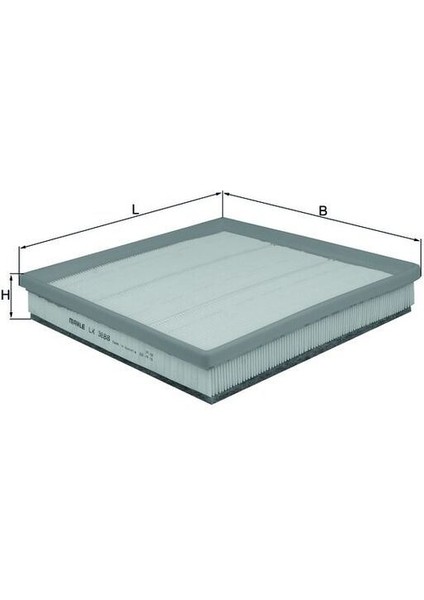 HAVA FİLTRESİ ASTRA J 1.4 165-1.6 165-2.0CDTİ TURBO 2009CRUZE 2009 2.0 CDI SÜNGERLİ 13272720 834622