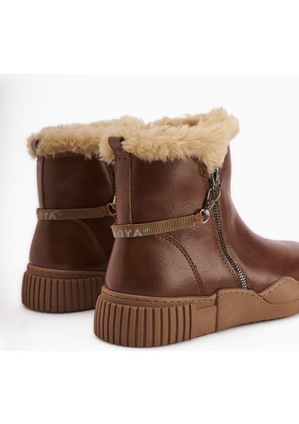 Sora Taba Kürklü Fermuarlı Kadın Spor Bot fırsatları