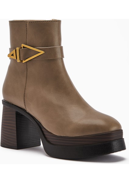 Hilda Vizon Toka Detaylı Platform Topuklu Kadın Bot fiyatları