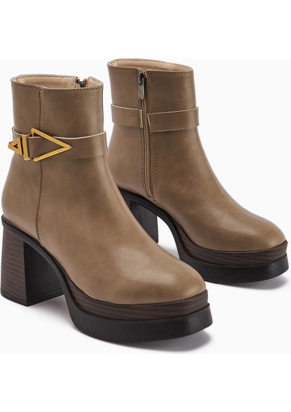 Hilda Vizon Toka Detaylı Platform Topuklu Kadın Bot modelleri