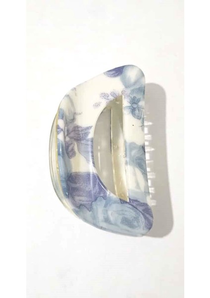 Kore Stili Mavi Renk Yarı Oval 9 cm Kadın Mandal Saç Tokası - Şık ve Dayanıklı indirimleri