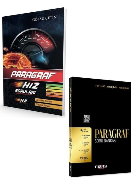 Hız ve Renk+Marka 2026 Tyt Ayt Kpss Ales Dgs Paragraf Hız Soruları Set