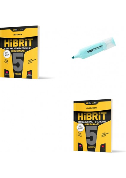 5.sınıf Hibrit Matematik ve Fen Bilimleri Konu Anlatımlı Etkinlikli Sb (Yeni Müfredat)