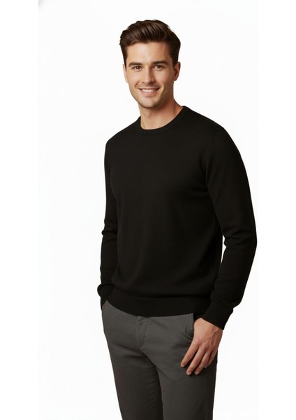 Erkek Sıfır Yaka Kazak Çelik Örgü Klasik Kalıp 4241C BGL-ST04857 fiyatları