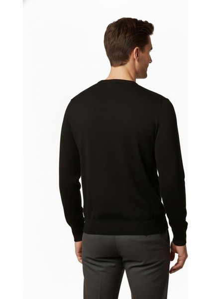 Erkek Sıfır Yaka Kazak Çelik Örgü Klasik Kalıp 4241C BGL-ST04857 fırsatları