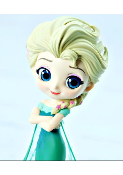 Karlar Ülkesi Frozen Prenses Elsa Anime Karakter Figür Oyuncak Dekoratif Hediyelik Biblo Bebek 15 cm indirimleri