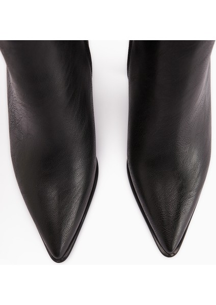 Lamia Siyah Toka Detaylı Topuklu Kadın Bot fırsatları