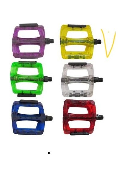 Neco WP601 Geniş Platform Pedal 110 x 100 mm 415 Gram -Sarı