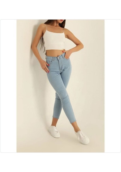 Kadın Slimfit Kot Kemerli Pantolon fiyatları