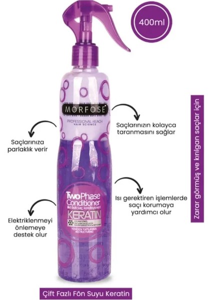 Morfose Çift Fazlı Keratin Fön Suyu 400 ml fiyatları