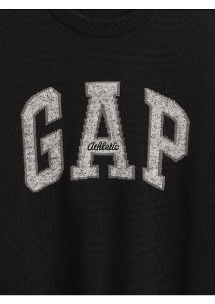 Erkek Çocuk Siyah Gap Logo Intarsia Kazak fiyatları