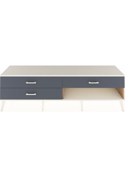 Hyperion Tv Ünitesi 3 Çekmeceli 176X44X51 Çam-Aytaşı/antrasit