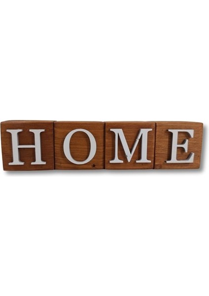 Beyaz Home Yazılı Ahşap Dekoratif Küpler El Yapımı Mini Blok Seti 4cm fiyatları