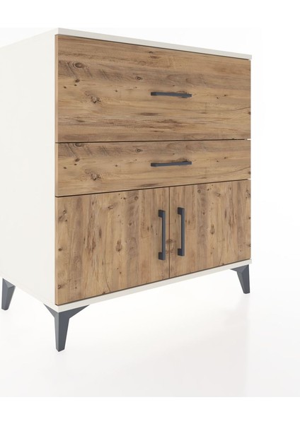 Hyperion Şifonyer Tek Raflı 2 Çekmeceli 2 Kapaklı 88X44X96 Aytaşı-Çam fiyatları