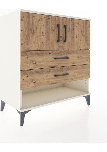 Hyperion Şifonyer 2 Raflı 2 Çekmeceli 2 Kapaklı 88X44X96 Aytaşı-Çam fiyatları