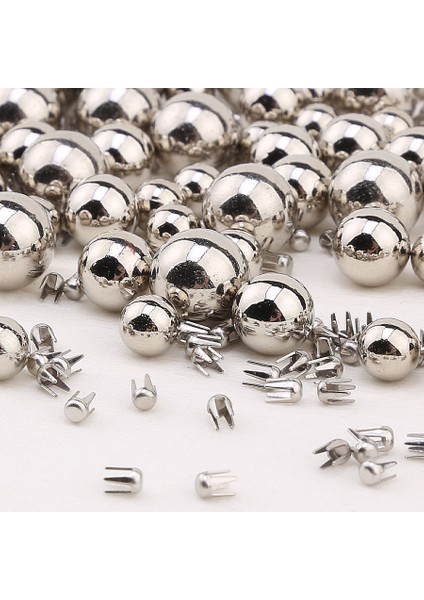 10 mm Deliksiz Çakma Inci Gümüş 100 Adet Çivisi ile Birlikte fiyatları