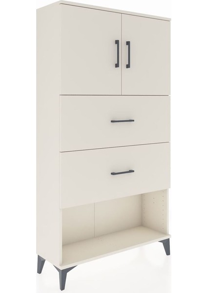 Arges Dolap 2 Raflı 2 Çekmeceli 2 Kapaklı 88X30X163 Aytaşı-Çam fiyatları