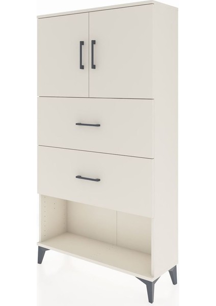 Arges Dolap 2 Raflı 2 Çekmeceli 2 Kapaklı 88X30X163 Aytaşı-Çam modelleri