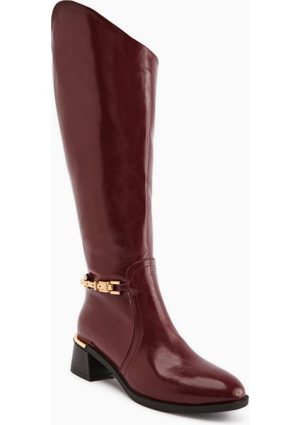 Kamilla Bordo Tokalı Kadın Çizme fiyatları