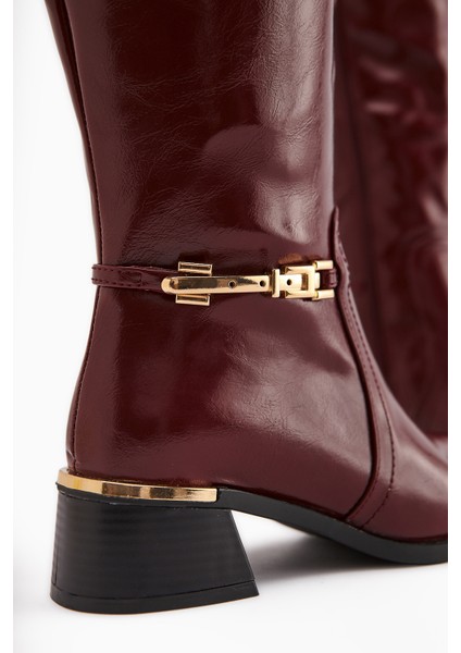Kamilla Bordo Tokalı Kadın Çizme fırsatları