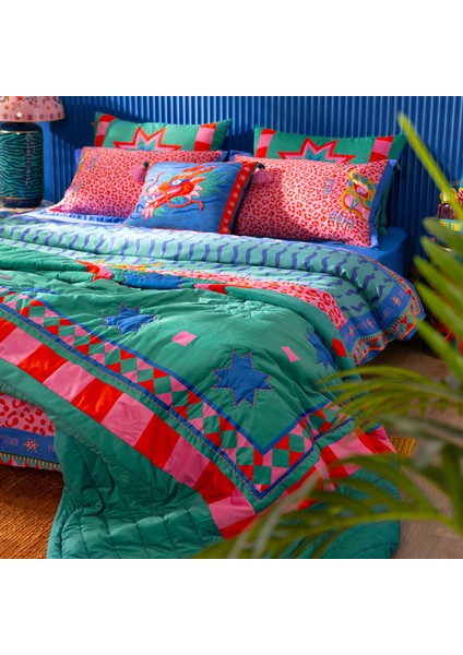 Hansı Kapitoneli Yatak Örtüsü Seti 240x260 Cm Yeşil fiyatları