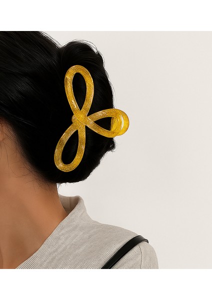 Simli Hardal Renk Kurdele Model Mandal Toka 11 cm - Şık ve Dayanıklı fiyatları