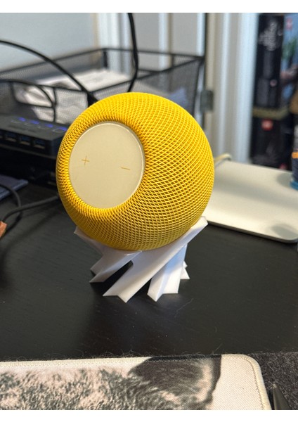 Apple Homepod Mini Sanatsal Spiral Stand Tutucu - Özel Tasarım Dekoratif Masaüstü Altlık fiyatları