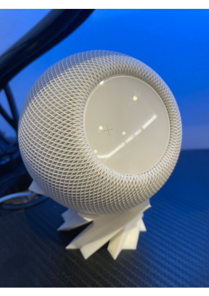 Apple Homepod Mini Sanatsal Spiral Stand Tutucu - Özel Tasarım Dekoratif Masaüstü Altlık fırsatları
