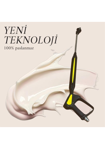 Oto Yıkama Makinası Tabancası 1000MM Uzunluk Pvc Kabze Profosyonel 200 BAR250 Bar 300 Barakadar Dayanıklı modelleri