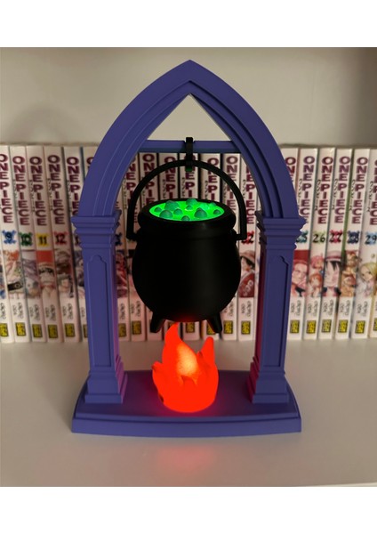 Işıklı Cadı Kazanı Cadılar Bayramı Dekorasyonu - LED Aydınlatmalı Halloween Aksesuar fırsatları