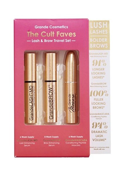 The Cult Faves 3'lü Güçlendirici Kaş ve Kirpik Bakım Seti fiyatları