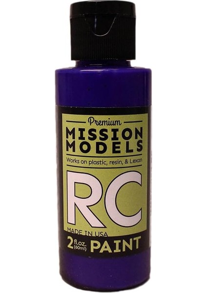 Models MMRC-053 Su Bazlı Rc, 2 Oz Şişe, Şeffaf Mavi