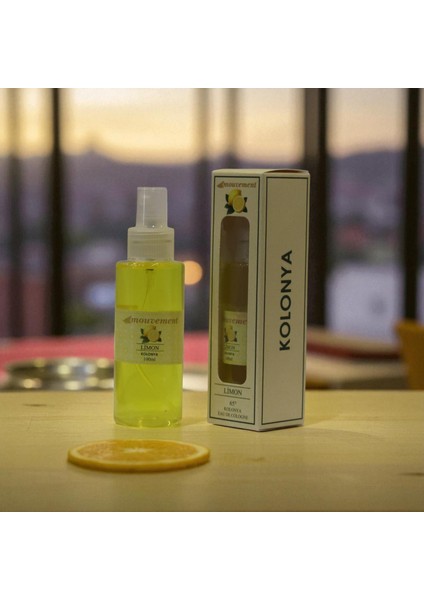 Limon Ferahlığı 100 ml Kolonya – Klasik ve Canlandırıcı Bir Tazelik