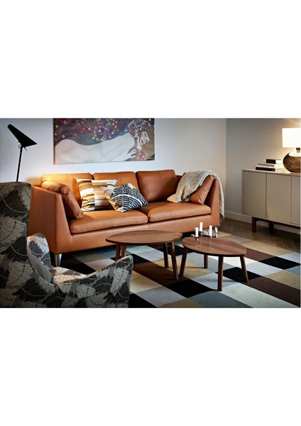 Stockholm Sehpa Seti Ceviz Kaplama 72 x 47 cm fırsatları