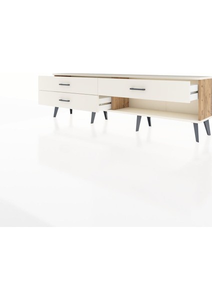 Arges Tv Ünitesi 3 Çekmeceli 176X30X51 Çam-Aytaşı/aytaşı modelleri
