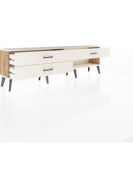 Arges Tv Ünitesi 3 Çekmeceli 176X30X51 Çam-Aytaşı/aytaşı indirimleri