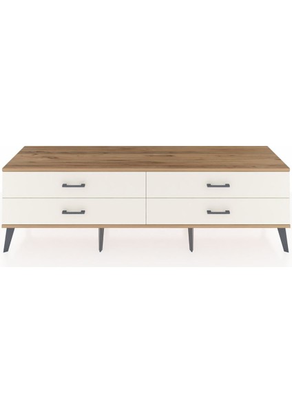 Hyperion Tv Ünitesi 4 Çekmeceli 176X44X51 Çam-Çam/aytaşı