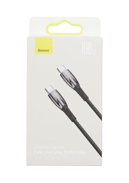 Glimmer Series 100W 200 cm Pd Type-C Şarj Kablosu Siyah fiyatları