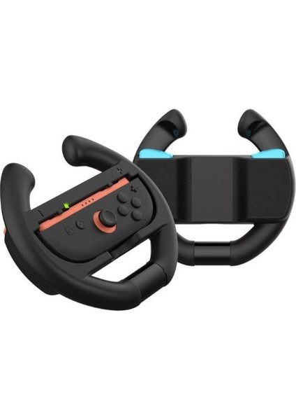 Nintendo Switch 2 Direksiyon Ikili Paket Siyah Nintendo Switch 2 Wheel