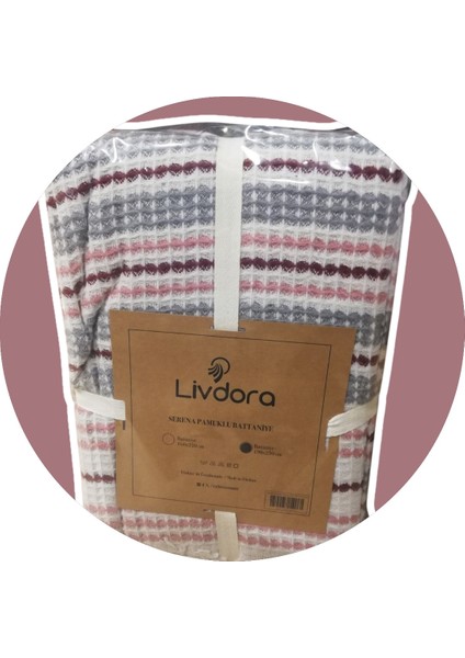 Serena Pamuklu Battaniye (190X230) - Gül Kurusu fiyatları