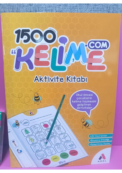 12 'li Jumbo Kuru Boya Kalemi, 12 ' Li Pastel Boya , 1500 Kelime Aktivite Kitabı fırsatları